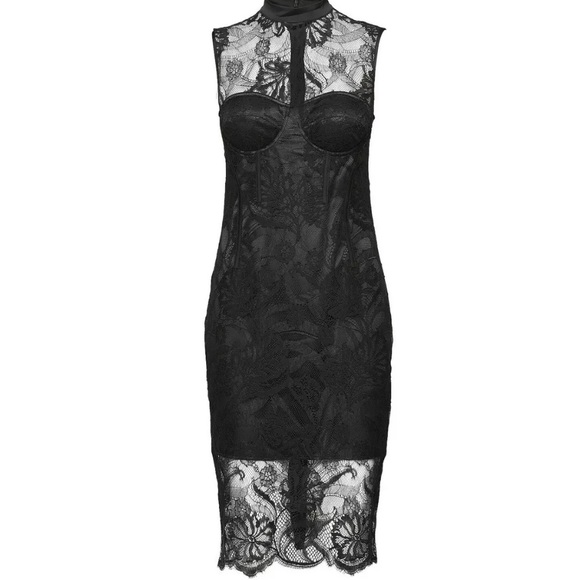 New guess Marciano Lou Lace Sleeveless corset 10 L - Picture 3 of 6